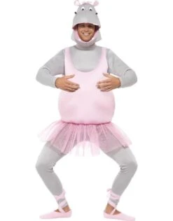 Ballerina Nijlpaard Kostuum