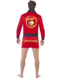 Baywatch Strandwacht Kostuum, Rood -Vakantie Kledingwinkel baywatch strandwacht kostuum rood 2