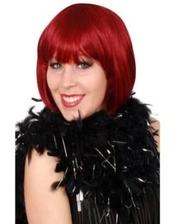 Boa Zwart/Zilver Lurex 180 Cm, 75 Gram