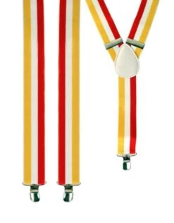 Bretel Rood/wit/geel