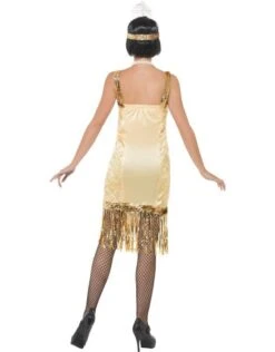 Charleston Flapper Kostuum, Goud -Vakantie Kledingwinkel charleston flapper kostuum goud 2