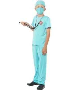 Chirurg Kostuum, Blauw