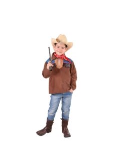 Cowboy Hemd Met Jeans, Kind