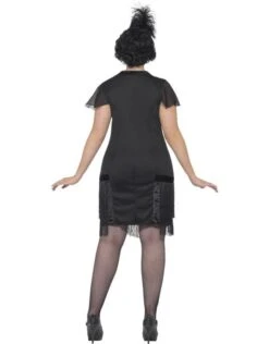 Curves Flapper Charleston Jurkje, Zwart -Vakantie Kledingwinkel curves flapper charleston jurkje zwart 2