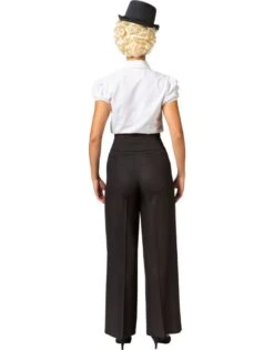 Dames Broek Jaren 20, Zwart -Vakantie Kledingwinkel dames broek jaren 20 zwart 2