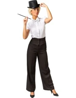 Dames Broek Jaren 20, Zwart