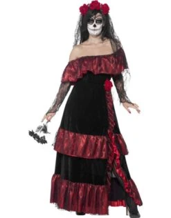 Day Of The Dead Bride Kostuum -Vakantie Kledingwinkel day of the dead bride kostuum 4