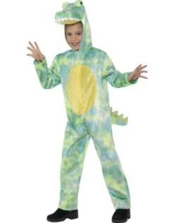 Deluxe Dinosaurus Kostuum, Groen -Vakantie Kledingwinkel deluxe dinosaurus kostuum groen 2