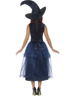 Deluxe Midnight Heks Kostuum -Vakantie Kledingwinkel deluxe midnight heks kostuum 2