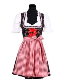 Dirndl ''Lisa'', Zwart-rood