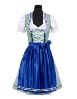 Dirndl ''Marlene'', Groen-blauw