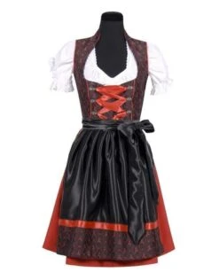 Dirndl ''Theresa'', Zwart-rood