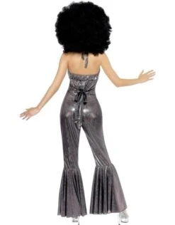 Disco Diva Kostuum, Zilver -Vakantie Kledingwinkel disco diva kostuum zilver 3