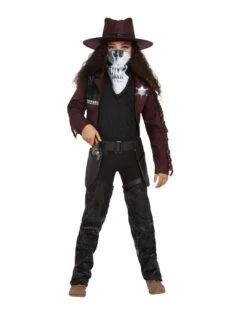 Donker Western Cowgirl Kostuum