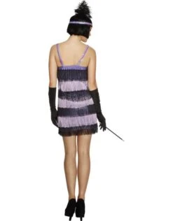 Fever Flapper Charleston Kostuum, Paars -Vakantie Kledingwinkel fever flapper charleston kostuum paars 2