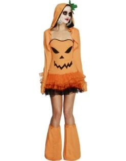 Fever Pompoen Kostuum Voor Dames