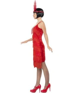 Flapper Shimmy Charleston Kostuum, Rood -Vakantie Kledingwinkel flapper shimmy charleston kostuum rood 2