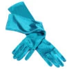 Gala Handschoenen Elastisch 48 Cm Lang, Turquoise