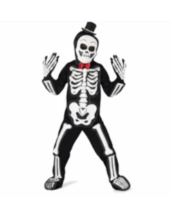 Glow In The Dark Skelet Kind, Zwart-Wit