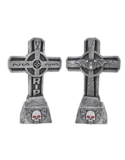 Grafsteen Kruis Met Licht En Geluid (56 Cm)