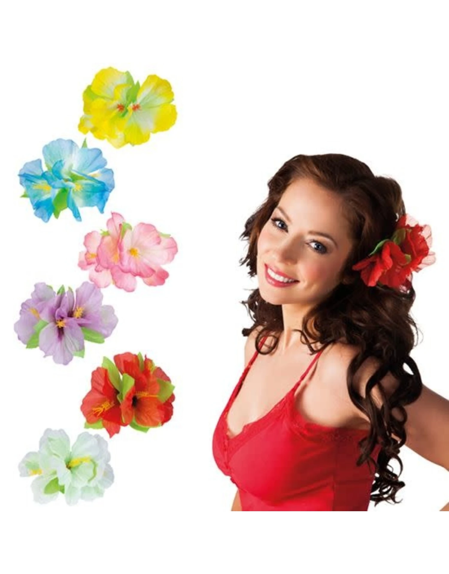 Haarclip Bloem Assorti 1 Haarclip Bloem Assorti