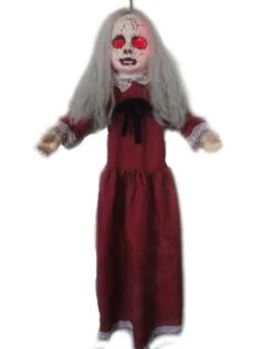 Hangdecoratie Halloween Meisje Met Licht (90 Cm)