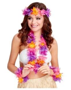 Hawaii Set Multi Gekleurd (4 Stuks)