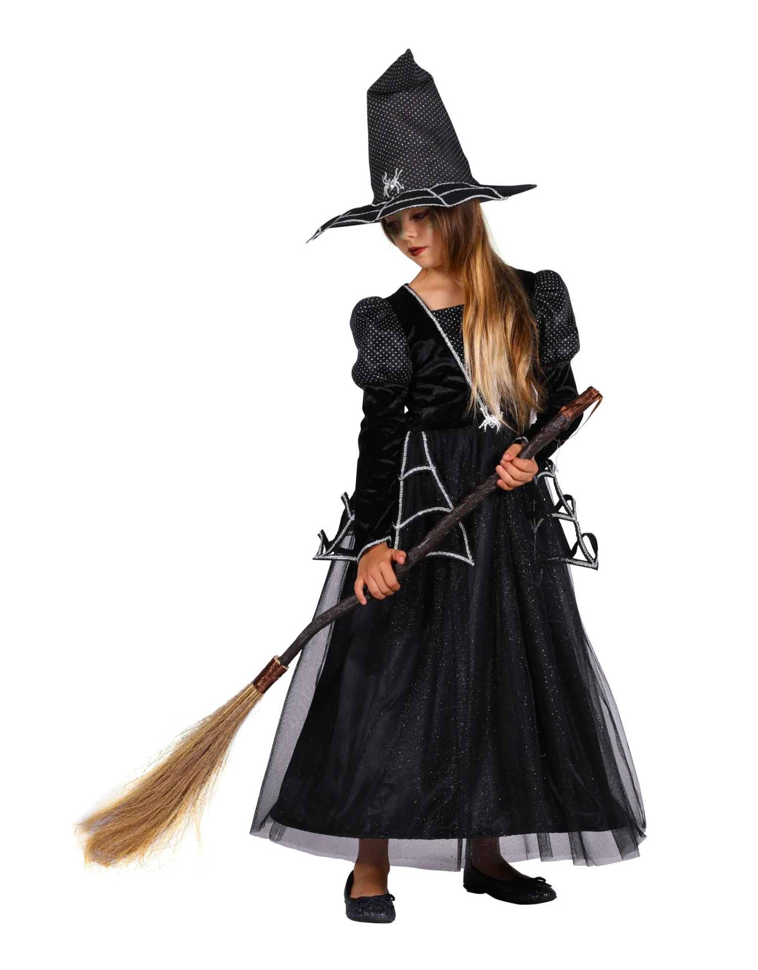 Heks "Spider" Zwart-Zilver, Kind 2 Heks "Spider" Zwart-Zilver, Kind - Afbeelding 2