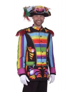 Herencolbert '"Rainbow'', Mix Van Kleuren -Vakantie Kledingwinkel herencolbert rainbow mix van kleuren 4