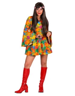 Hippie Jurkje Daisy, Oranje -Vakantie Kledingwinkel hippie jurkje daisy oranje 2