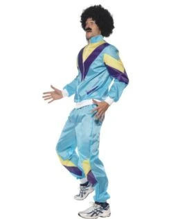 Jaren 80 Trainingspak, Blauw -Vakantie Kledingwinkel jaren 80 trainingspak blauw 2
