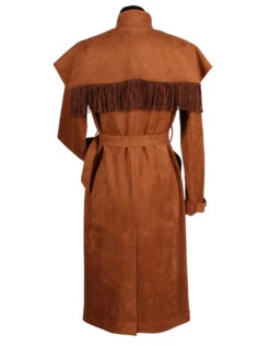 Jas Dame "Wildwest", Bruin -Vakantie Kledingwinkel jas dame wildwest bruin 2