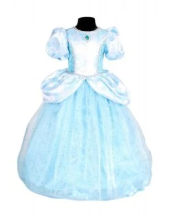 Jurk Assepoester Kind, Blauw