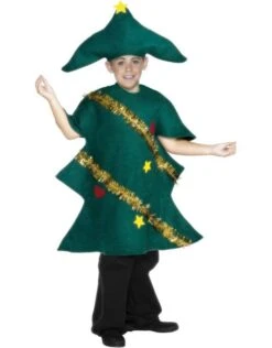 Kerstboom Kostuum, Groen -Vakantie Kledingwinkel kerstboom kostuum groen 4