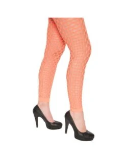 Legging + Gaten Fluor Oranje