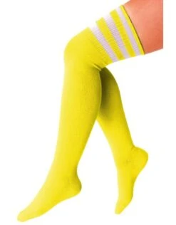 Lieskousen Geel / 3 Witte Strepen 36/41