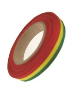 Medaille Lint Rood/geel/groen 25 Meter Op Rol 10 Mm