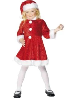 Mini Miss Santa Kostuum, Rood