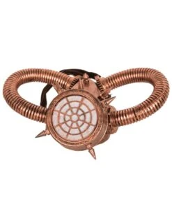 Mondmasker Steampunk Brons