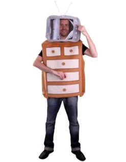 Nachtkastje Met Televisie Kostuum