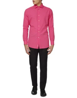 Shirt LS Mr. Pink