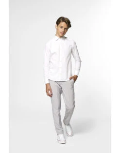 Shirt LS White Knight Teen Boys