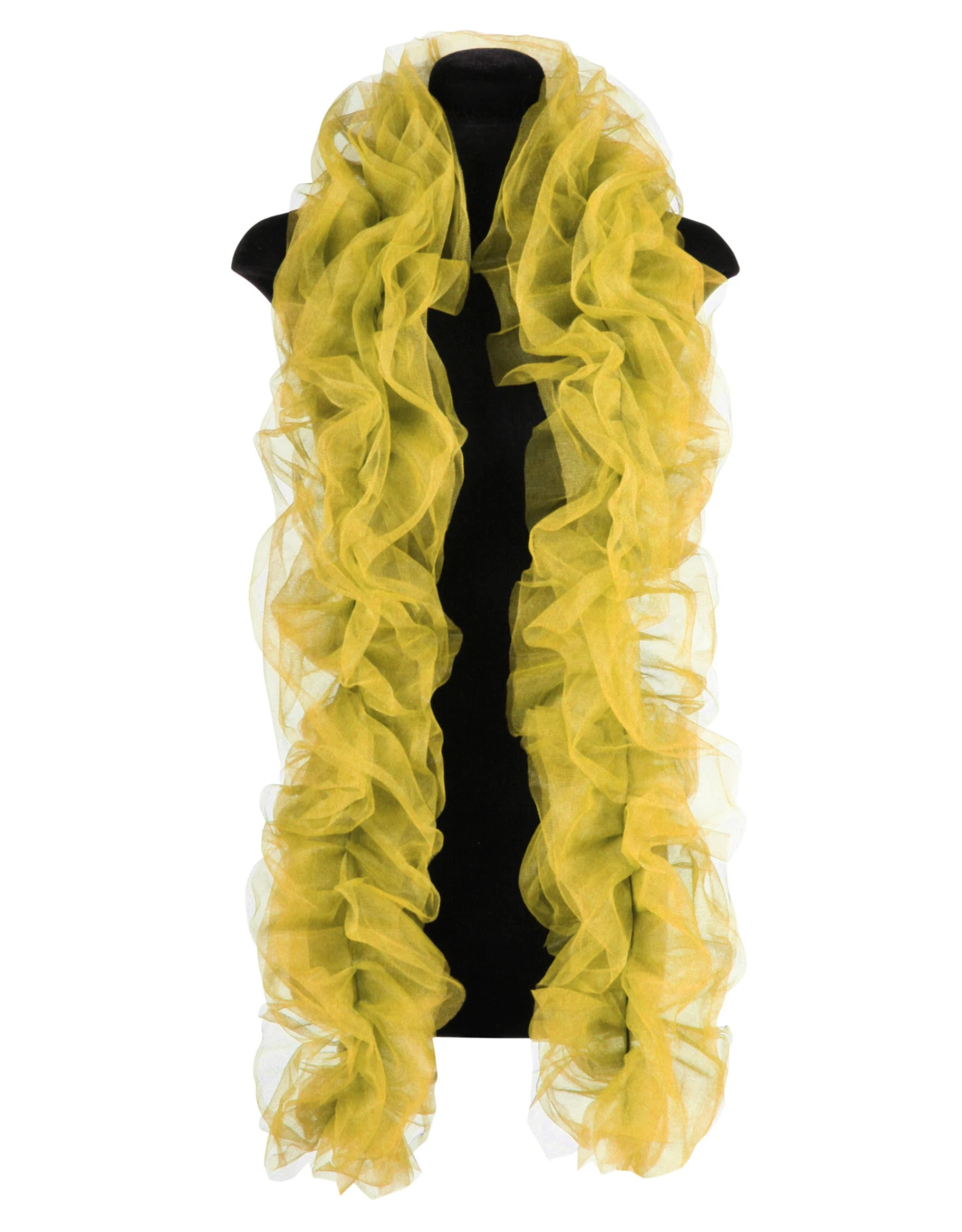 Organza Boa Deluxe, Geel 1 Organza Boa Deluxe, Geel