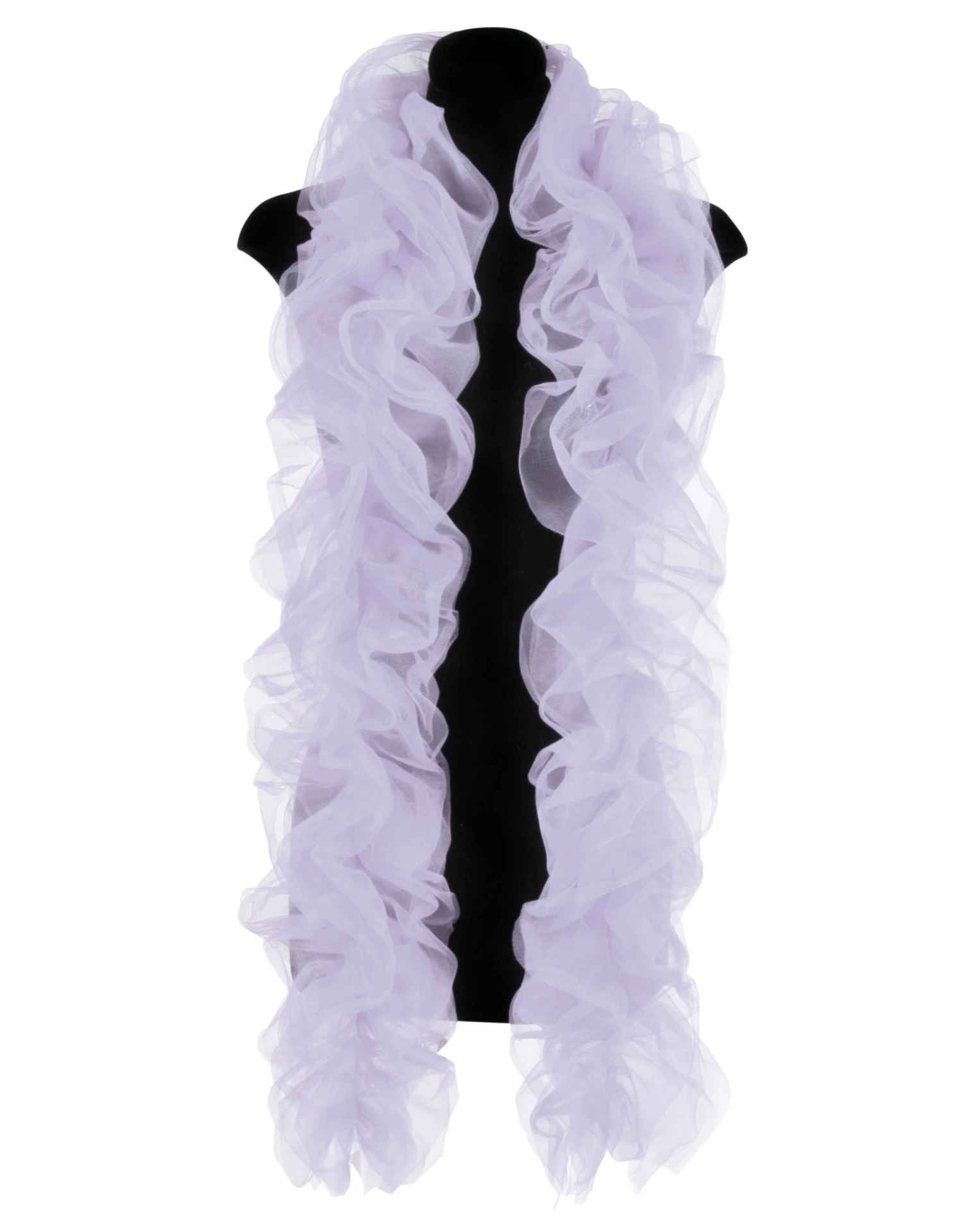 Organza Boa Deluxe, Wit 1 Organza Boa Deluxe, Wit