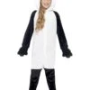 Panda Kostuum, Zwart/Wit, Kind