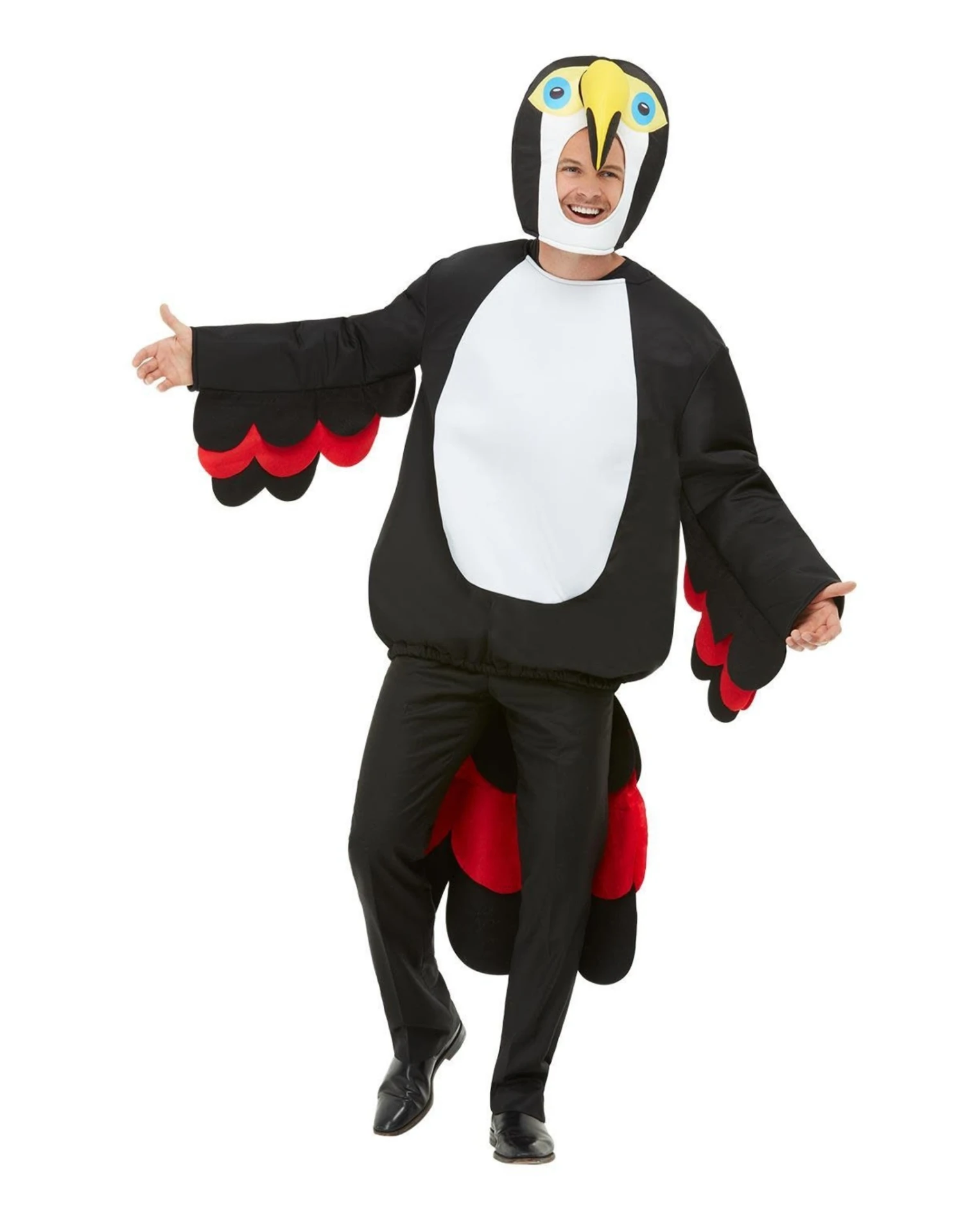Paradijsvogel, Toekan Kostuum, Zwart 1 Paradijsvogel, Toekan Kostuum, Zwart