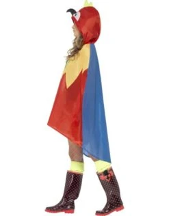 Party Poncho Papegaai -Vakantie Kledingwinkel party poncho papegaai 2