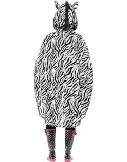 Party Poncho Zebra -Vakantie Kledingwinkel party poncho zebra 3