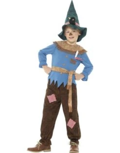 Patchwork Vogelverschrikker, Kind -Vakantie Kledingwinkel patchwork vogelverschrikker kind 1