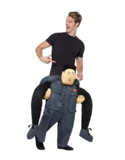 Piggyback Dictator Kostuum, Grijs